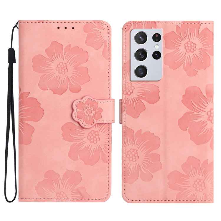 Flower Embossing Pattern Leather Phone Case, For Samsung Galaxy S23 5G, For Samsung Galaxy S23 Ultra 5G, For Samsung Galaxy S22 5G, For Samsung Galaxy S22+ 5G, For Samsung Galaxy S22 Ultra 5G, For Samsung Galaxy S21 5G, For Samsung Galaxy S21+ 5G������...