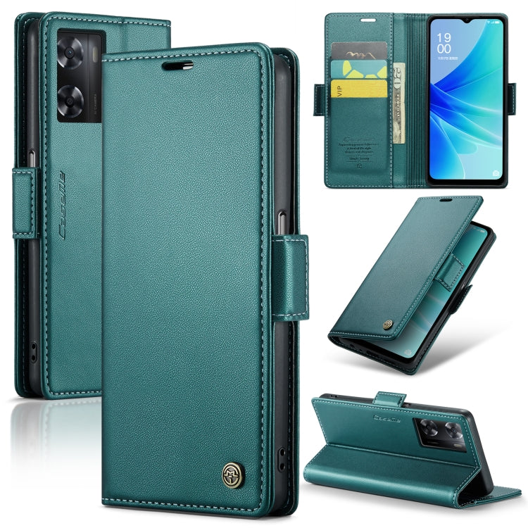 CaseMe 023 Butterfly Buckle Litchi Texture RFID Anti-theft Leather Phone Case, For OPPO Reno8 T 4G, For OPPO A57 4G Global/A57s 4G Global, For OPPO Reno10 5G Global／Reno10 Pro Global, For OPPO A77 4G Global / A57e 4G, For OPPO A78 4G, For OPPO A77s    ...