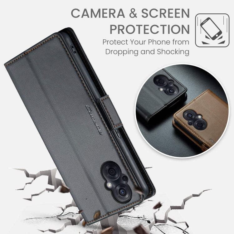 CaseMe 023 Butterfly Buckle Litchi Texture RFID Anti-theft Leather Phone Case, For OPPO Reno8 Lite Global, For OPPO Reno7 4G Indonesia/F21 Pro 4G/Reno8 4G, For OPPO F21 Pro 5G Globa/Reno8 Z Global, For OPPO Reno8 T 5G/A1 Pro 5G, For OPPO Reno8 5G Globa...
