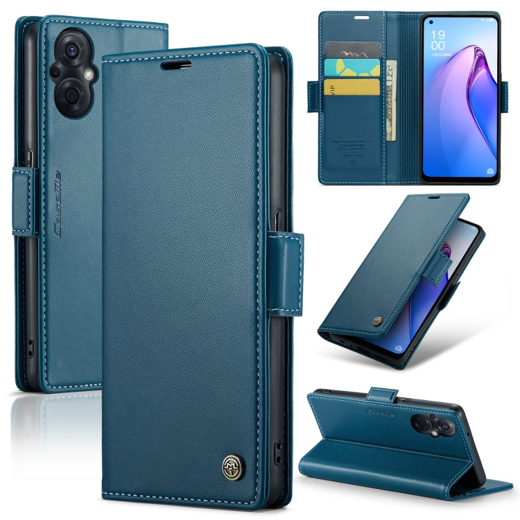 CaseMe 023 Butterfly Buckle Litchi Texture RFID Anti-theft Leather Phone Case, For OPPO Reno8 Lite Global, For OPPO Reno7 4G Indonesia/F21 Pro 4G/Reno8 4G, For OPPO F21 Pro 5G Globa/Reno8 Z Global, For OPPO Reno8 T 5G/A1 Pro 5G, For OPPO Reno8 5G Globa...