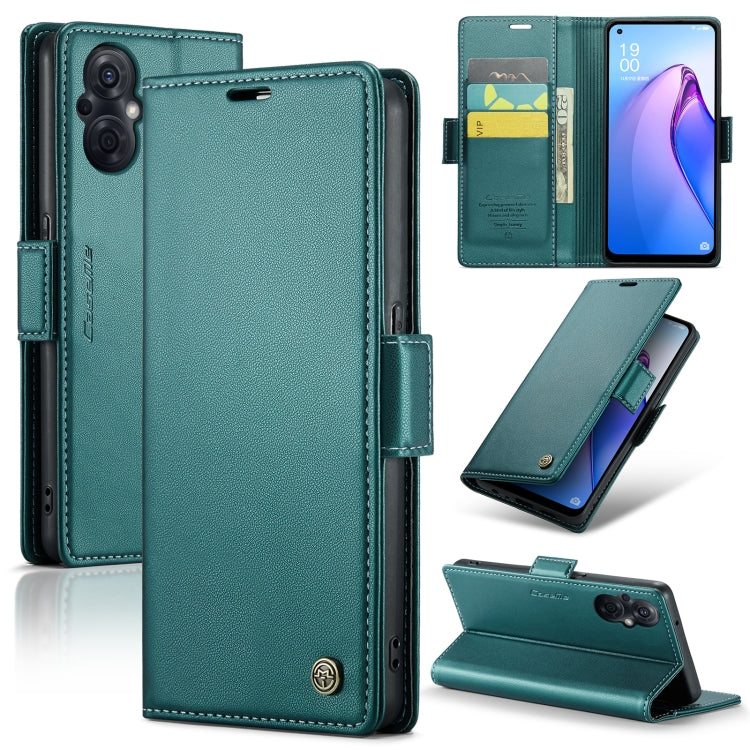 CaseMe 023 Butterfly Buckle Litchi Texture RFID Anti-theft Leather Phone Case, For OPPO Reno8 Lite Global, For OPPO Reno7 4G Indonesia/F21 Pro 4G/Reno8 4G, For OPPO F21 Pro 5G Globa/Reno8 Z Global, For OPPO Reno8 T 5G/A1 Pro 5G, For OPPO Reno8 5G Globa...