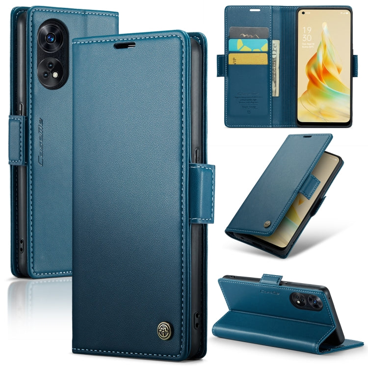 CaseMe 023 Butterfly Buckle Litchi Texture RFID Anti-theft Leather Phone Case, For OPPO Reno10 5G Global／Reno10 Pro Global, For OPPO Reno8 T 4G, For OPPO A57 4G Global/A57s 4G Global, For OPPO A77 4G Global / A57e 4G, For OPPO A78 4G, For OPPO A77s    ...