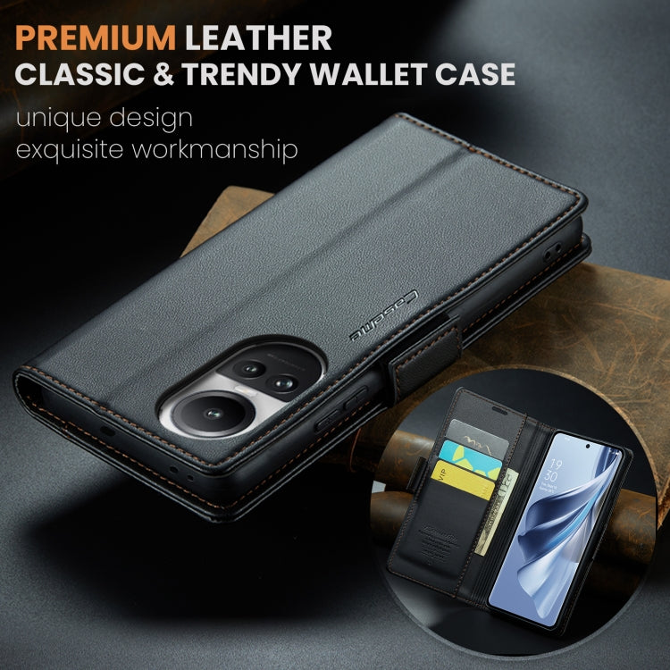 CaseMe 023 Butterfly Buckle Litchi Texture RFID Anti-theft Leather Phone Case, For OPPO Reno10 5G Global／Reno10 Pro Global, For OPPO Reno8 T 4G, For OPPO A57 4G Global/A57s 4G Global, For OPPO A77 4G Global / A57e 4G, For OPPO A78 4G, For OPPO A77s    ...