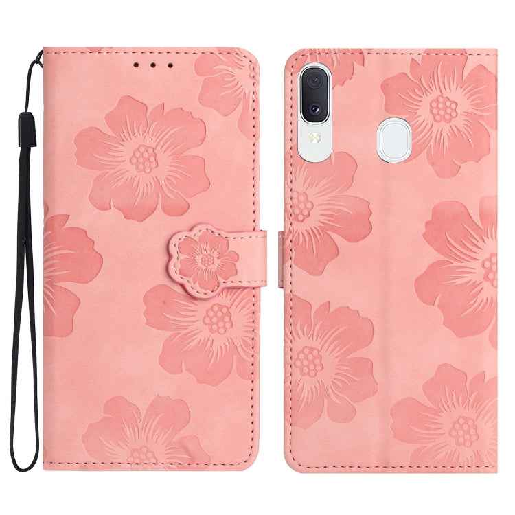 Flower Embossing Pattern Leather Phone Case, For Samsung Galaxy A12, For Samsung Galaxy A13 4G, For Samsung Galaxy A13 5G, For Samsung Galaxy A14 5G, For Samsung Galaxy A20 / A30, For Samsung Galaxy A20e, For Samsung Galaxy A20s, For Samsung Galaxy A21...