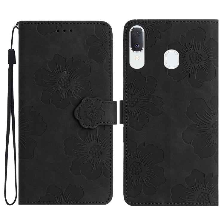 Flower Embossing Pattern Leather Phone Case, For Samsung Galaxy A12, For Samsung Galaxy A13 4G, For Samsung Galaxy A13 5G, For Samsung Galaxy A14 5G, For Samsung Galaxy A20 / A30, For Samsung Galaxy A20e, For Samsung Galaxy A20s, For Samsung Galaxy A21...