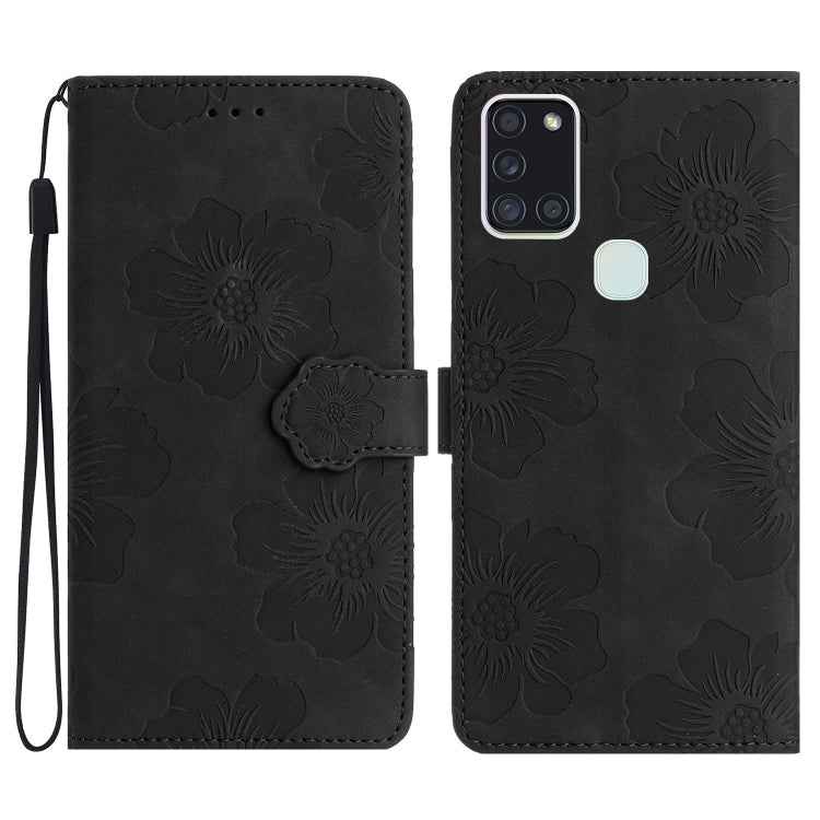 Flower Embossing Pattern Leather Phone Case, For Samsung Galaxy A12, For Samsung Galaxy A13 4G, For Samsung Galaxy A13 5G, For Samsung Galaxy A14 5G, For Samsung Galaxy A20 / A30, For Samsung Galaxy A20e, For Samsung Galaxy A20s, For Samsung Galaxy A21...