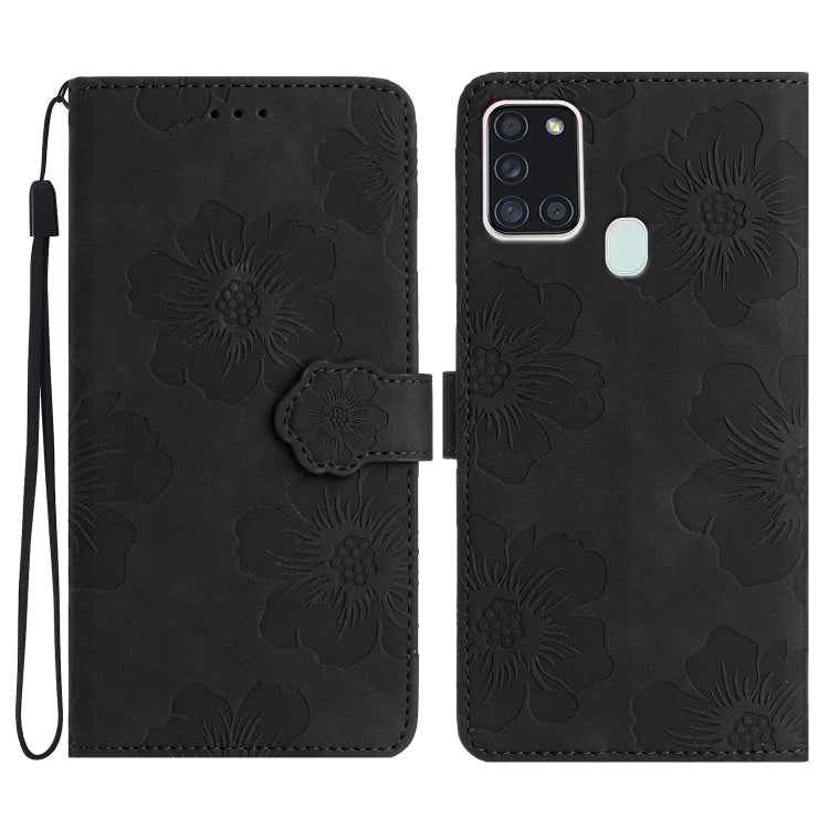 Flower Embossing Pattern Leather Phone Case, For Samsung Galaxy A12, For Samsung Galaxy A13 4G, For Samsung Galaxy A13 5G, For Samsung Galaxy A14 5G, For Samsung Galaxy A20 / A30, For Samsung Galaxy A20e, For Samsung Galaxy A20s, For Samsung Galaxy A21...