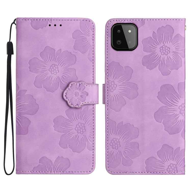 Flower Embossing Pattern Leather Phone Case, For Samsung Galaxy A22 5G, For Samsung Galaxy A23 5G, For Samsung Galaxy A23e / A23s, For Samsung Galaxy A32 4G, For Samsung Galaxy A32 5G, For Samsung Galaxy A33 5G, For Samsung Galaxy A34 5G               ...