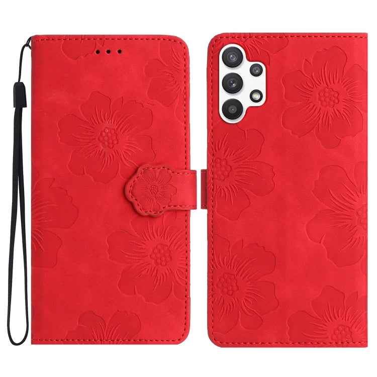 Flower Embossing Pattern Leather Phone Case, For Samsung Galaxy A22 5G, For Samsung Galaxy A23 5G, For Samsung Galaxy A23e / A23s, For Samsung Galaxy A32 4G, For Samsung Galaxy A32 5G, For Samsung Galaxy A33 5G, For Samsung Galaxy A34 5G               ...
