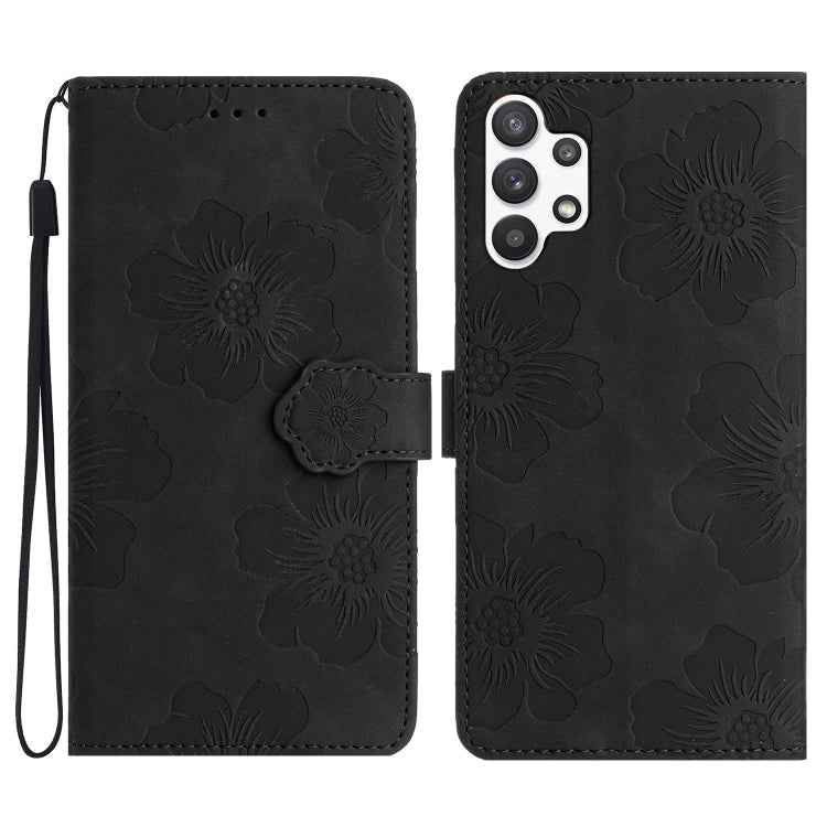 Flower Embossing Pattern Leather Phone Case, For Samsung Galaxy A22 5G, For Samsung Galaxy A23 5G, For Samsung Galaxy A23e / A23s, For Samsung Galaxy A32 4G, For Samsung Galaxy A32 5G, For Samsung Galaxy A33 5G, For Samsung Galaxy A34 5G               ...