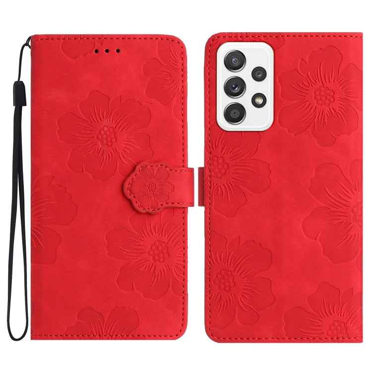 Flower Embossing Pattern Leather Phone Case, For Samsung Galaxy A22 5G, For Samsung Galaxy A23 5G, For Samsung Galaxy A23e / A23s, For Samsung Galaxy A32 4G, For Samsung Galaxy A32 5G, For Samsung Galaxy A33 5G, For Samsung Galaxy A34 5G               ...