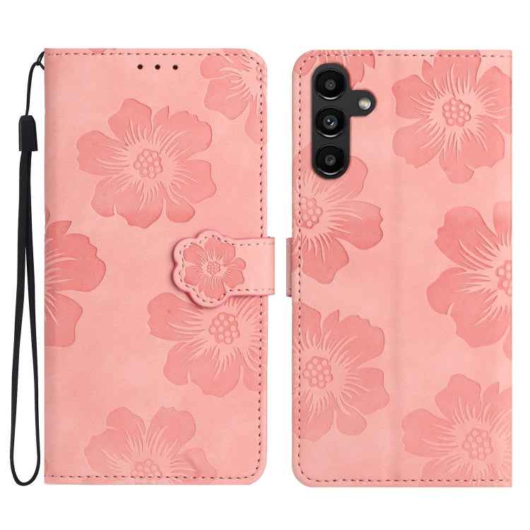 Flower Embossing Pattern Leather Phone Case, For Samsung Galaxy A22 5G, For Samsung Galaxy A23 5G, For Samsung Galaxy A23e / A23s, For Samsung Galaxy A32 4G, For Samsung Galaxy A32 5G, For Samsung Galaxy A33 5G, For Samsung Galaxy A34 5G               ...