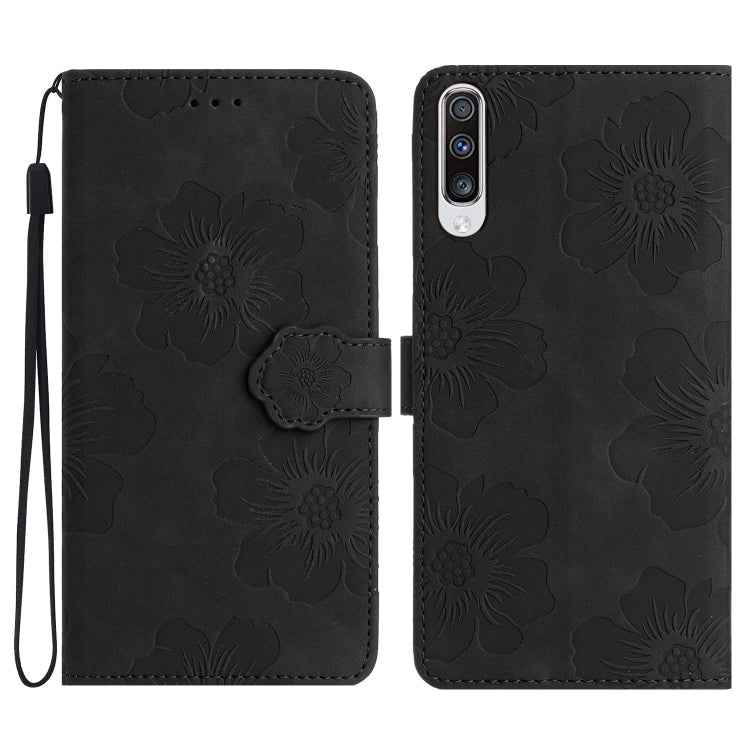 Flower Embossing Pattern Leather Phone Case, For Samsung Galaxy A42 5G, For Samsung Galaxy A50, For Samsung Galaxy A51 4G, For Samsung Galaxy A52 5G, For Samsung Galaxy A53 5G, For Samsung Galaxy A54 5G, For Samsung Galaxy A70, For Samsung Galaxy A71 4...