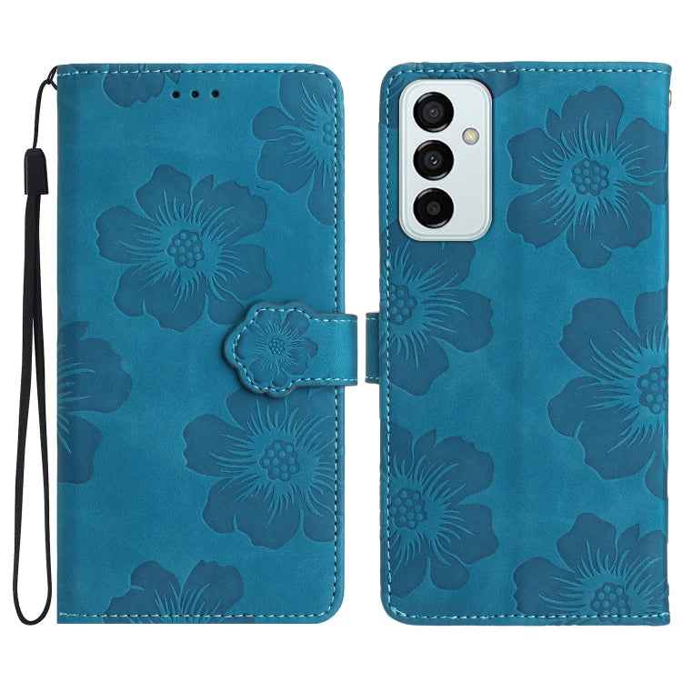 Flower Embossing Pattern Leather Phone Case, For Samsung Galaxy A73 5G, For Samsung Galaxy M23, For Samsung Galaxy M32, For Samsung Galaxy M52, For Samsung Galaxy M53