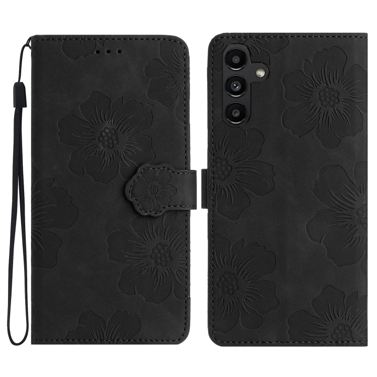 Flower Embossing Pattern Leather Phone Case, For Samsung Galaxy A35 5G, For Samsung Galaxy A02s / F02s 164, For Samsung Galaxy A15, For Samsung Galaxy A25 5G, For Samsung Galaxy S24 Ultra 5G, For Samsung Galaxy S24+ 5G, For Samsung Galaxy A02s EU      ...
