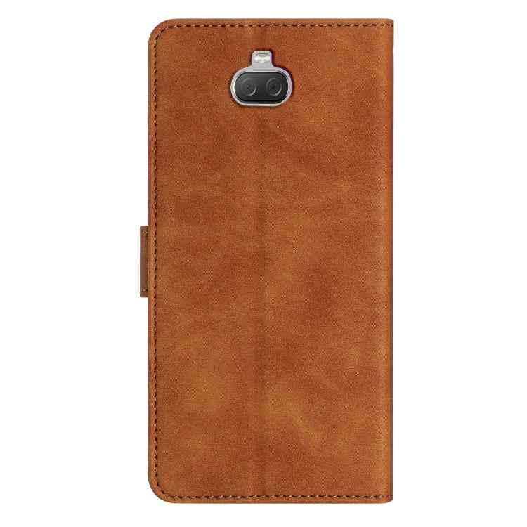 Seven Butterflies Embossed Leather Phone Case, For Sony Xperia 10