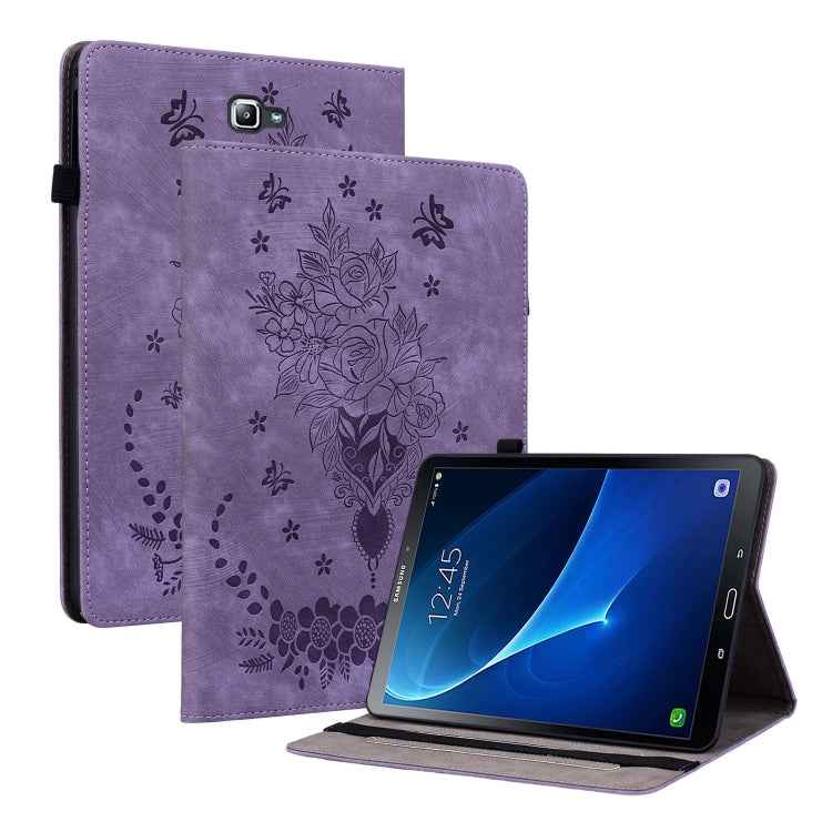 Butterfly Rose Embossed Leather Tablet Case, For Samsung Galaxy Tab S5e/T720/T725, For Samsung Galaxy Tab A 10.1 2019 T510, For Samsung Galaxy Tab A 8.0 2019 T290, For Samsung Galaxy Tab S4 10.5 SM-T830, For Samsung Galaxy Tab A 10.1 2016/T580/T585����...