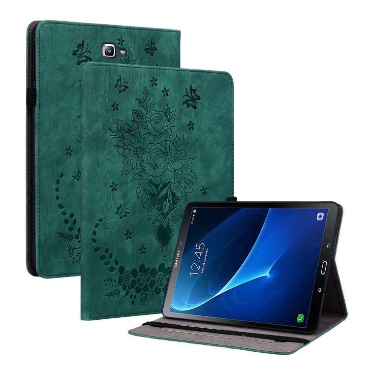Butterfly Rose Embossed Leather Tablet Case, For Samsung Galaxy Tab S5e/T720/T725, For Samsung Galaxy Tab A 10.1 2019 T510, For Samsung Galaxy Tab A 8.0 2019 T290, For Samsung Galaxy Tab S4 10.5 SM-T830, For Samsung Galaxy Tab A 10.1 2016/T580/T585����...