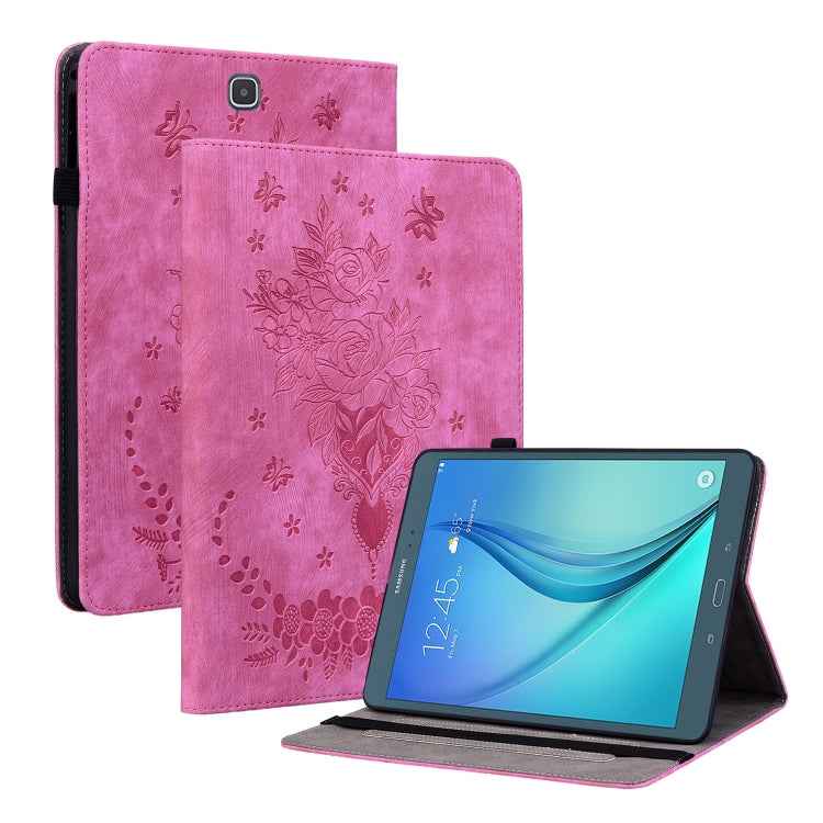 Butterfly Rose Embossed Leather Tablet Case, For Samsung Galaxy Tab S5e/T720/T725, For Samsung Galaxy Tab A 10.1 2019 T510, For Samsung Galaxy Tab A 8.0 2019 T290, For Samsung Galaxy Tab S4 10.5 SM-T830, For Samsung Galaxy Tab A 10.1 2016/T580/T585����...