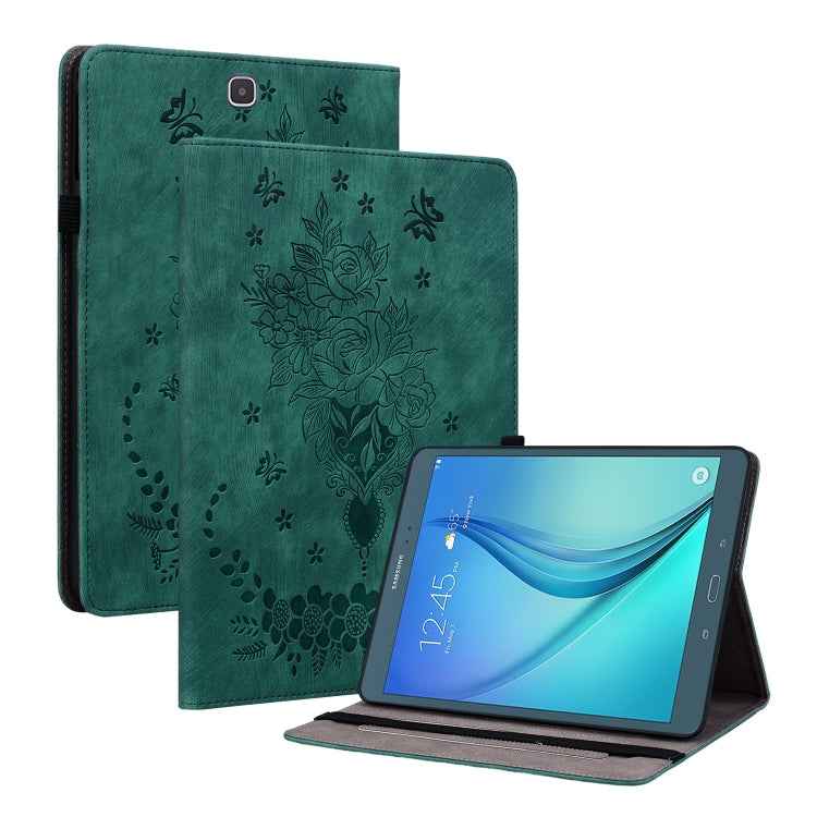 Butterfly Rose Embossed Leather Tablet Case, For Samsung Galaxy Tab S5e/T720/T725, For Samsung Galaxy Tab A 10.1 2019 T510, For Samsung Galaxy Tab A 8.0 2019 T290, For Samsung Galaxy Tab S4 10.5 SM-T830, For Samsung Galaxy Tab A 10.1 2016/T580/T585����...