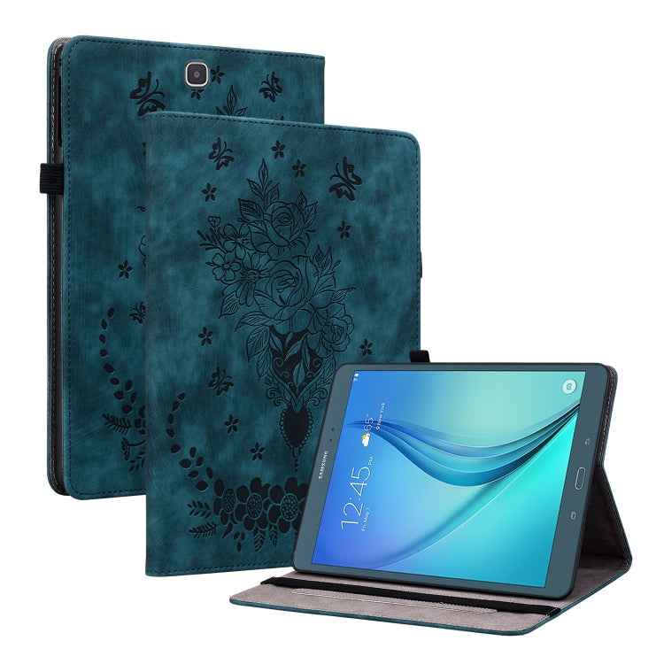 Butterfly Rose Embossed Leather Tablet Case, For Samsung Galaxy Tab S5e/T720/T725, For Samsung Galaxy Tab A 10.1 2019 T510, For Samsung Galaxy Tab A 8.0 2019 T290, For Samsung Galaxy Tab S4 10.5 SM-T830, For Samsung Galaxy Tab A 10.1 2016/T580/T585����...