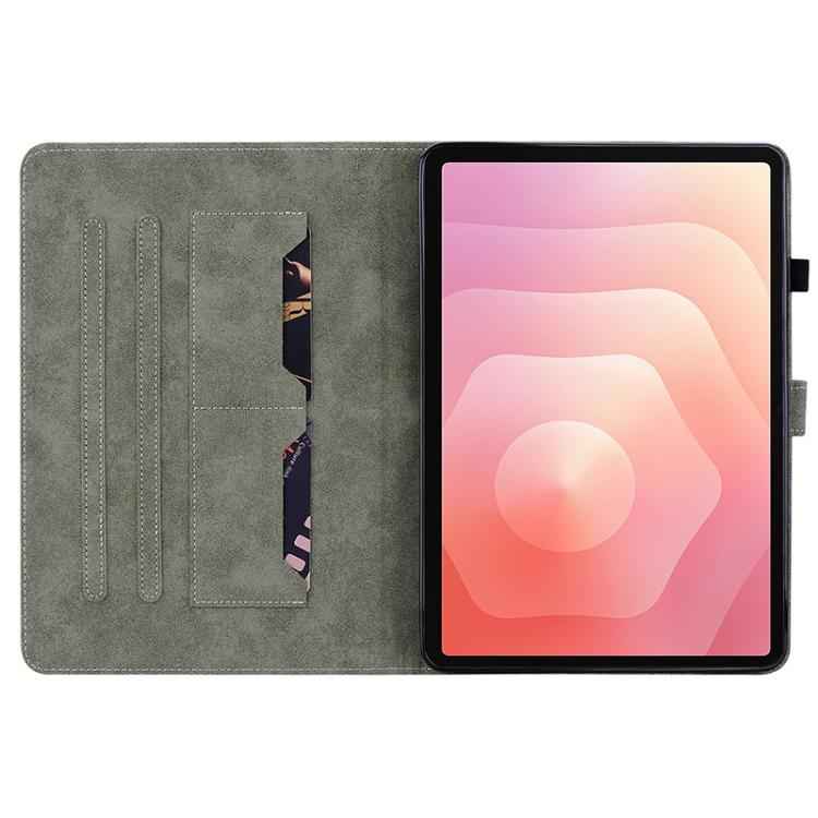 Butterfly Rose Embossed Leather Tablet Case, For Samsung Galaxy Tab S11, For Samsung Galaxy Tab А9+, For Samsung Galaxy Tab А9, For Samsung Galaxy Tab S9, For Samsung Galaxy Tab S9+, For Samsung Galaxy Tab S8+ / S7+ / S7 FE, For Samsung Galaxy Tab S7 /...