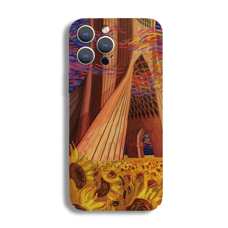 Precise Hole Oil Painting Pattern PC Phone Case, For iPhone 14, For iPhone 14 Pro, For iPhone 14 Pro Max, For iPhone SE 2022 / 2020 / 8 / 7, For iPhone 13 Pro Max