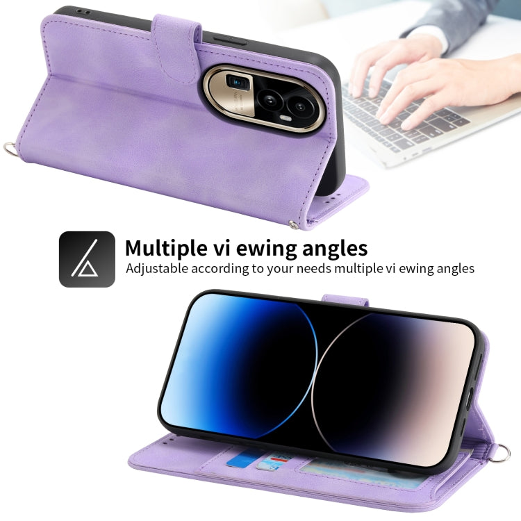 Skin Feel Flowers Embossed Wallet Leather Phone Case, For OPPO Reno10 Pro+ 5G, For OPPO A78 5G Global/A58x Global/A1x 5G, For OPPO A52, For OPPO A79 5G