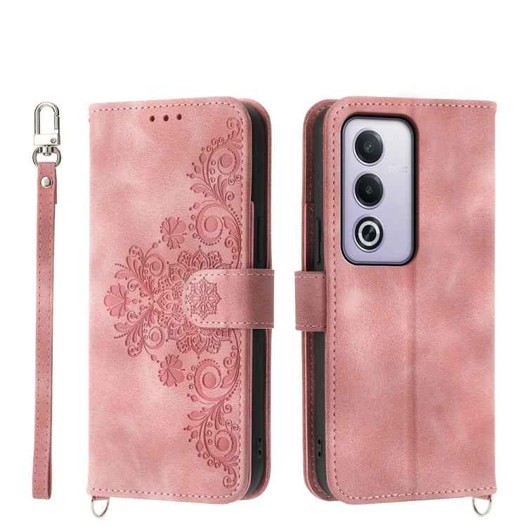 Skin Feel Flowers Embossed Wallet Leather Phone Case, For OPPO Reno15 F 5G, For OPPO Reno15 5G / Reno 15c 5G, For OPPO A6x 5G / A6 5G Global, For OPPO A6 Pro 4G / 5G Global / F31 5G, For OPPO Reno14 Global / Reno14 F 5G                                 ...