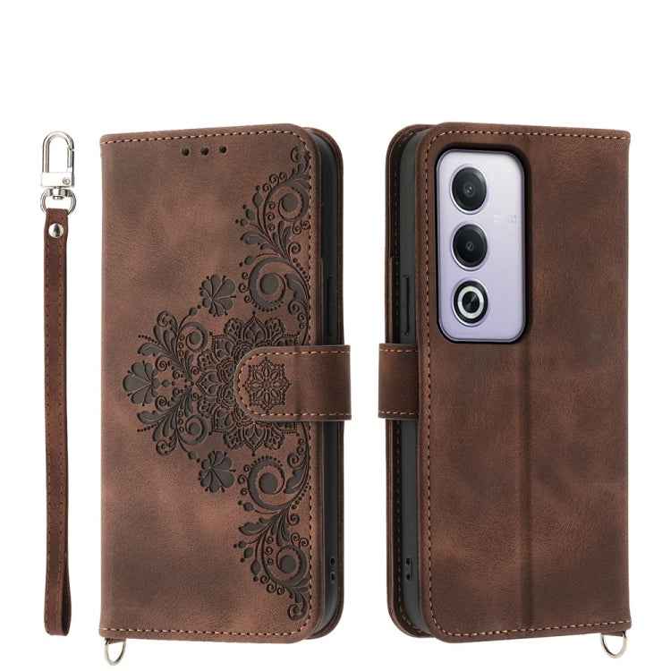 Skin Feel Flowers Embossed Wallet Leather Phone Case, For OPPO Reno15 F 5G, For OPPO Reno15 5G / Reno 15c 5G, For OPPO A6x 5G / A6 5G Global, For OPPO A6 Pro 4G / 5G Global / F31 5G, For OPPO Reno14 Global / Reno14 F 5G                                 ...
