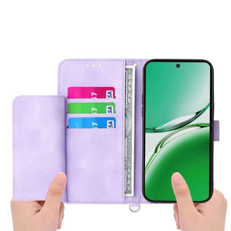 Skin Feel Flowers Embossed Wallet Leather Phone Case, For OPPO Reno12 F 4G / 5G / F27 India, For OPPO Reno11 F, For OPPO Reno11 Pro, For OPPO Reno11, For OPPO A2, For OPPO A38 4G, For OPPO A58 4G, For OPPO Reno10 Global / Reno10 Pro Global             ...