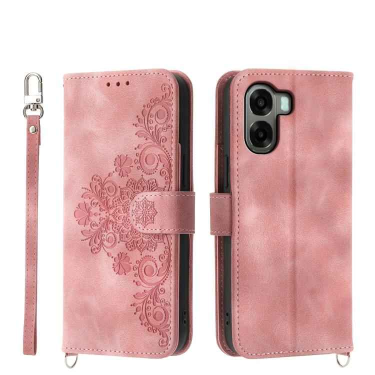 Skin Feel Flowers Embossed Wallet Leather Phone Case, For OPPO Reno15 F 5G, For OPPO Reno15 5G / Reno 15c 5G, For OPPO A6x 5G / A6 5G Global, For OPPO A6 Pro 4G / 5G Global / F31 5G, For OPPO Reno14 Global / Reno14 F 5G                                 ...