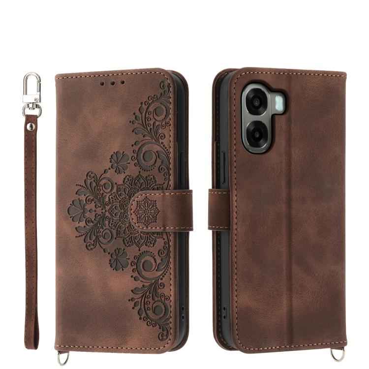 Skin Feel Flowers Embossed Wallet Leather Phone Case, For OPPO Reno15 F 5G, For OPPO Reno15 5G / Reno 15c 5G, For OPPO A6x 5G / A6 5G Global, For OPPO A6 Pro 4G / 5G Global / F31 5G, For OPPO Reno14 Global / Reno14 F 5G                                 ...
