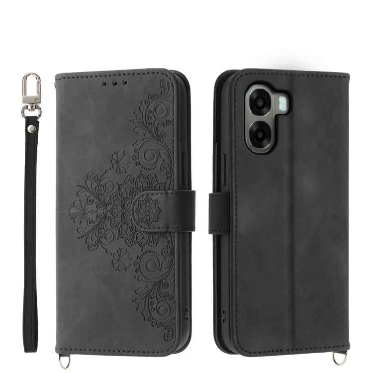 Skin Feel Flowers Embossed Wallet Leather Phone Case, For OPPO Reno15 F 5G, For OPPO Reno15 5G / Reno 15c 5G, For OPPO A6x 5G / A6 5G Global, For OPPO A6 Pro 4G / 5G Global / F31 5G, For OPPO Reno14 Global / Reno14 F 5G                                 ...