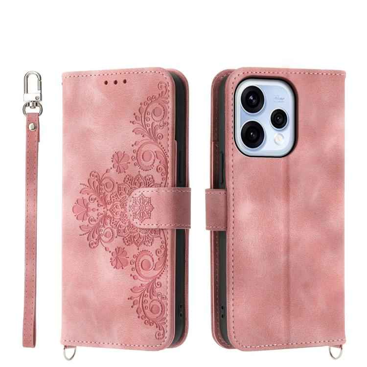 Skin Feel Flowers Embossed Wallet Leather Phone Case, For OPPO Reno15 F 5G, For OPPO Reno15 5G / Reno 15c 5G, For OPPO A6x 5G / A6 5G Global, For OPPO A6 Pro 4G / 5G Global / F31 5G, For OPPO Reno14 Global / Reno14 F 5G                                 ...