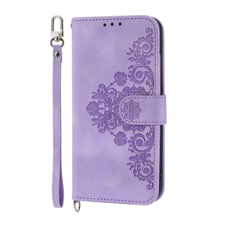 Skin Feel Flowers Embossed Wallet Leather Phone Case, For OPPO Reno16 F 5G / Reno16 FS 5G, For OPPO Reno15 F 5G, For OPPO Reno15 5G / Reno 15c 5G, For OPPO A6x 5G / A6 5G Global, For OPPO A6 Pro 4G / 5G Global / F31 5G                                  ...