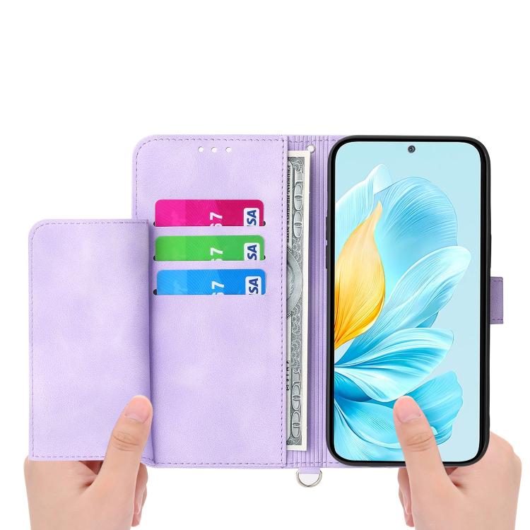 Skin Feel Flowers Embossed Wallet Leather Phone Case, For OPPO Reno16 F 5G / Reno16 FS 5G, For OPPO Reno15 F 5G, For OPPO Reno15 5G / Reno 15c 5G, For OPPO A6x 5G / A6 5G Global, For OPPO A6 Pro 4G / 5G Global / F31 5G                                  ...
