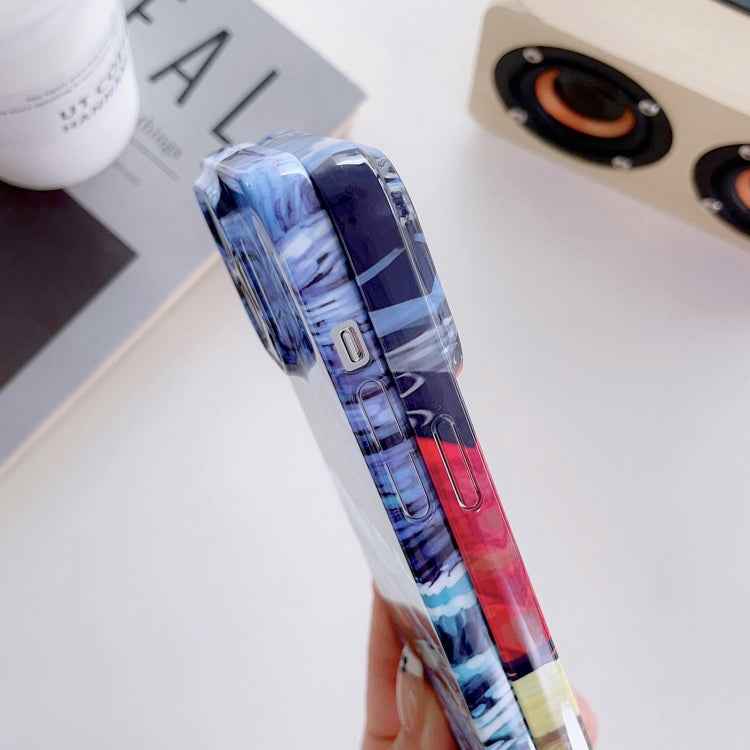 Precise Hole Oil Painting Pattern PC Phone Case