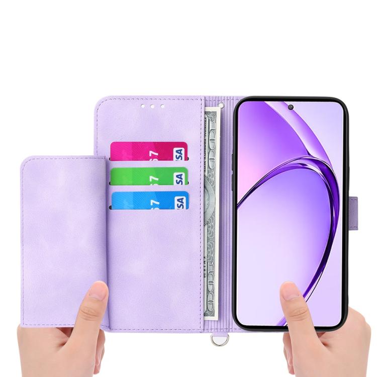 Skin Feel Flowers Embossed Wallet Leather Phone Case, For Realme 13+, For Realme 13 Pro / 13 Pro+ Global, For Realme GT 6 Global, For Realme 12 5G, For Realme 12+, For Realme 12 Pro+, For Realme 11 4G, For Realme 11 5G, For Realme C53
