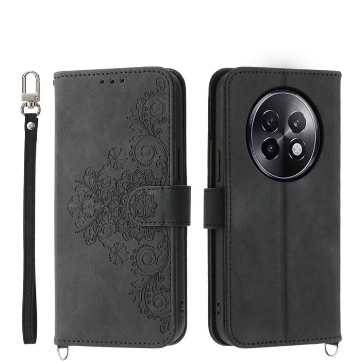 Skin Feel Flowers Embossed Wallet Leather Phone Case, For Realme 13+, For Realme 13 Pro / 13 Pro+ Global, For Realme GT 6 Global, For Realme 12 5G, For Realme 12+, For Realme 12 Pro+, For Realme 11 4G, For Realme 11 5G, For Realme C53