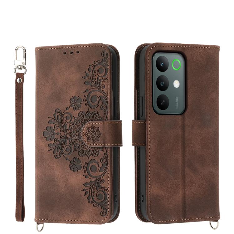 Skin Feel Flowers Embossed Wallet Leather Phone Case, For Realme 16 5G, For Realme C85 5G / Realme 15x 5G, For Realme C85 Pro 4G, For Realme 15 5G / Realme 15 Pro 5G, For Realme 14 / Realme P3 5G, For Realme 14 Pro+, For Realme 14 Pro                  ...