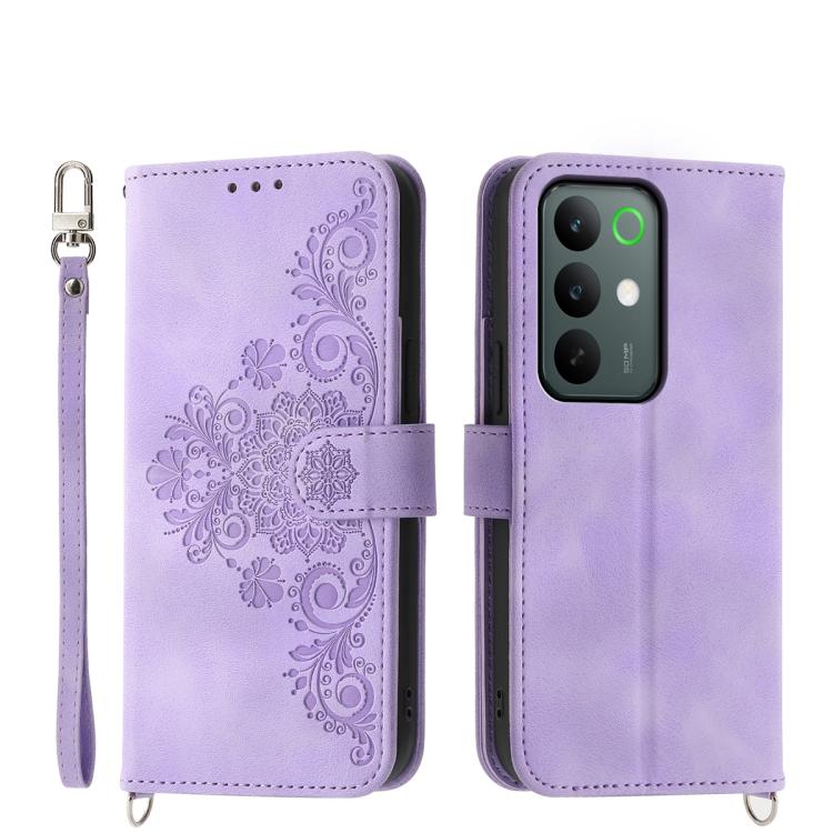 Skin Feel Flowers Embossed Wallet Leather Phone Case, For Realme 16 5G, For Realme C85 5G / Realme 15x 5G, For Realme C85 Pro 4G, For Realme 15 5G / Realme 15 Pro 5G, For Realme 14 / Realme P3 5G, For Realme 14 Pro+, For Realme 14 Pro                  ...