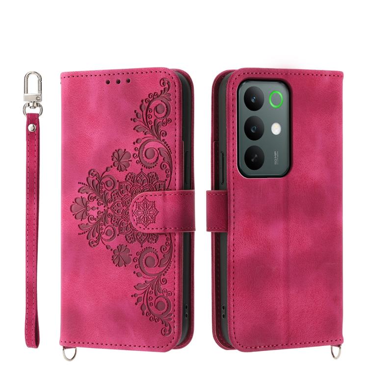 Skin Feel Flowers Embossed Wallet Leather Phone Case, For Realme 16 5G, For Realme C85 5G / Realme 15x 5G, For Realme C85 Pro 4G, For Realme 15 5G / Realme 15 Pro 5G, For Realme 14 / Realme P3 5G, For Realme 14 Pro+, For Realme 14 Pro                  ...