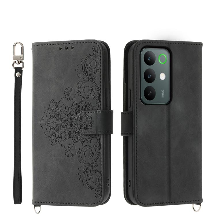 Skin Feel Flowers Embossed Wallet Leather Phone Case, For Realme 16 5G, For Realme C85 5G / Realme 15x 5G, For Realme C85 Pro 4G, For Realme 15 5G / Realme 15 Pro 5G, For Realme 14 / Realme P3 5G, For Realme 14 Pro+, For Realme 14 Pro                  ...