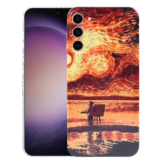 Precise Hole Oil Painting Pattern PC Phone Case, For Samsung Galaxy S23 5G, For Samsung Galaxy S23 Ultra 5G, For Samsung Galaxy S22 5G, For Samsung Galaxy S22+ 5G, For Samsung Galaxy S22 Ultra 5G, For Samsung Galaxy A14 5G, For Samsung Galaxy A34 5G   ...