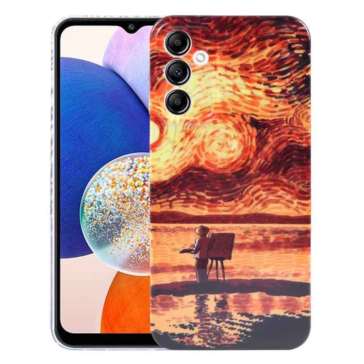 Precise Hole Oil Painting Pattern PC Phone Case, For Samsung Galaxy S23 5G, For Samsung Galaxy S23 Ultra 5G, For Samsung Galaxy S22 5G, For Samsung Galaxy S22+ 5G, For Samsung Galaxy S22 Ultra 5G, For Samsung Galaxy A14 5G, For Samsung Galaxy A34 5G   ...