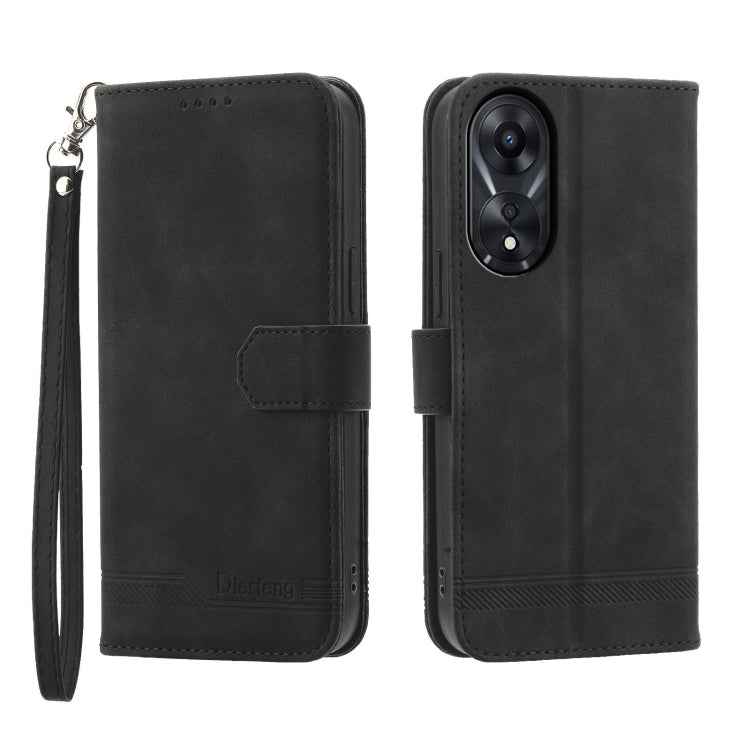 Dierfeng Dream Line TPU Hybrid PU Leather Phone Case, For OPPO A2, For OPPO A38 4G, For OPPO A58 4G, For OPPO Reno10 Global/Reno10 Pro Global, For OPPO Reno10 Pro+ 5G, For OPPO A78 5G Global/A58x Global/A1x 5G, For OPPO A79 5G