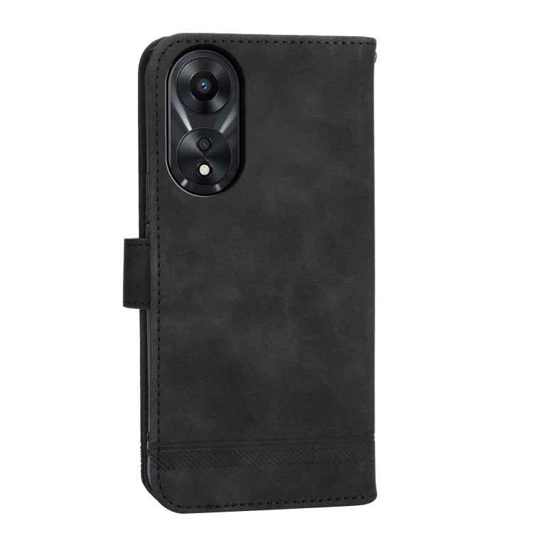 Dierfeng Dream Line TPU Hybrid PU Leather Phone Case, For OPPO A78 5G Global/A58x Global/A1x 5G, For OPPO A79 5G