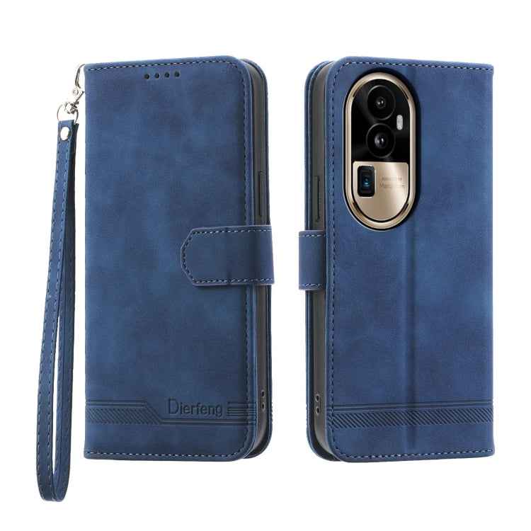Dierfeng Dream Line TPU Hybrid PU Leather Phone Case, For OPPO A2, For OPPO A38 4G, For OPPO A58 4G, For OPPO Reno10 Global/Reno10 Pro Global, For OPPO Reno10 Pro+ 5G, For OPPO A78 5G Global/A58x Global/A1x 5G, For OPPO A79 5G