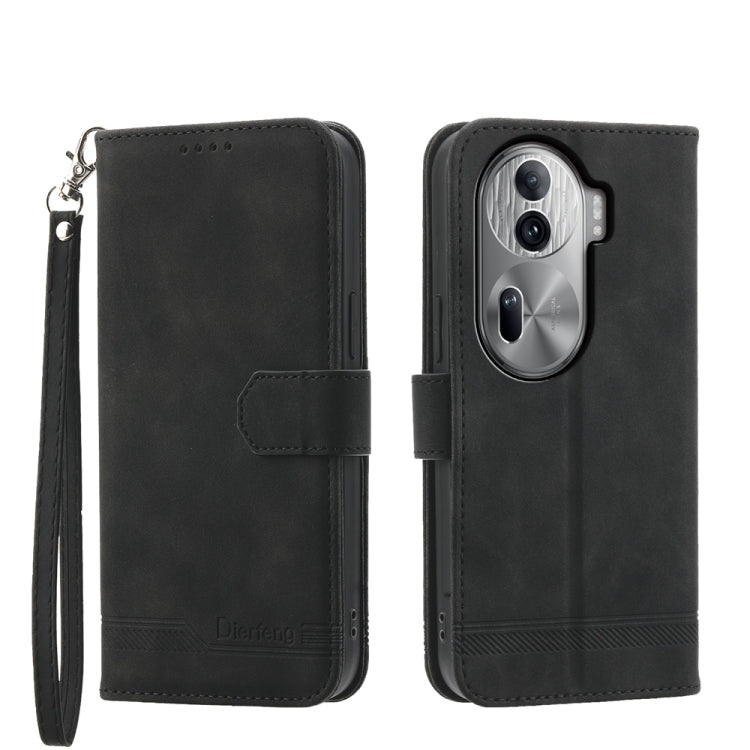 Dierfeng Dream Line TPU Hybrid PU Leather Phone Case, For OPPO Reno13 F 4G / 5G, For OPPO Reno11 Pro China, For OPPO Reno11 China, For OPPO A2, For OPPO A38 4G, For OPPO A58 4G, For OPPO Reno10 Global/Reno10 Pro Global, For OPPO Reno10 Pro+ 5G
